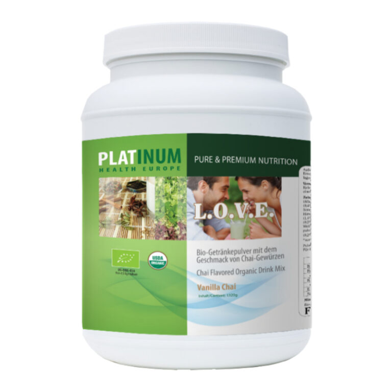 Bio-Getränkepulver mit Chai-Geschmack