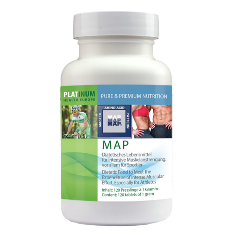 Kunststoffbehälter mit diätetischem Lebensmittel MAP, 8 essenzielle Aminosäuren