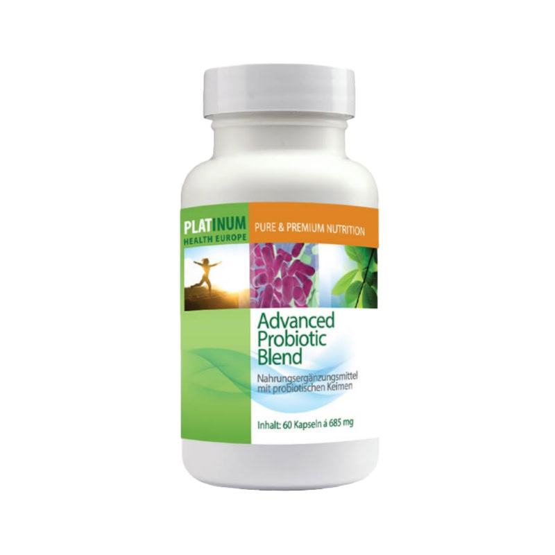 Behälter mit Probiotika in Kapselform für bessere Gesundheit