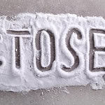 Wort 'Fructose' in Zucker geschrieben