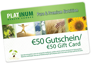 Geschenkkarte für biologische Produkte